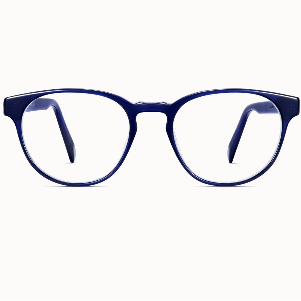 Warby Parker Whalen 365 Unisex Glasses, Blue (Lapis Crystal)